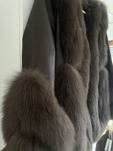 Edle echtfell jacke mit - echtfell-jacke,