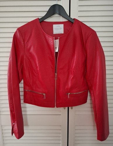 Lederimitatjacke damen braun - lederimitatjacke,