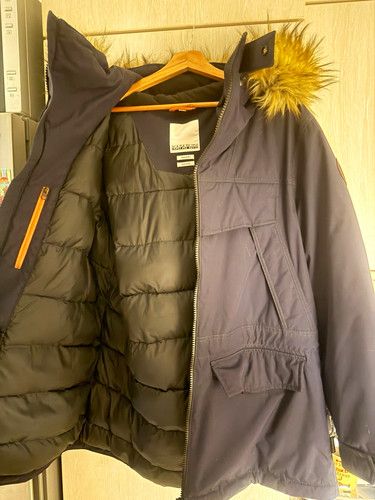 Napapijri parka jacke blau - blau, xl