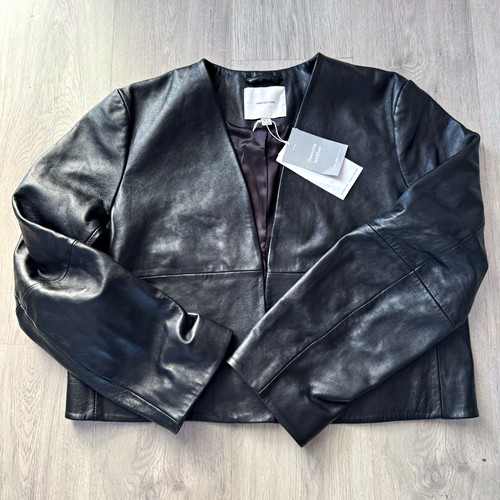 Edition damen lederjacke - h&m,