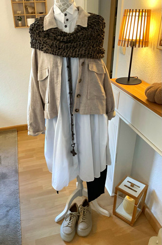 Msch damen jacke kurz beige - damen,