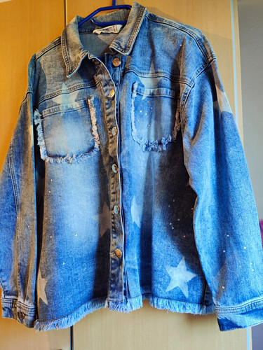 Damen denim jeansjacke - damen, blau