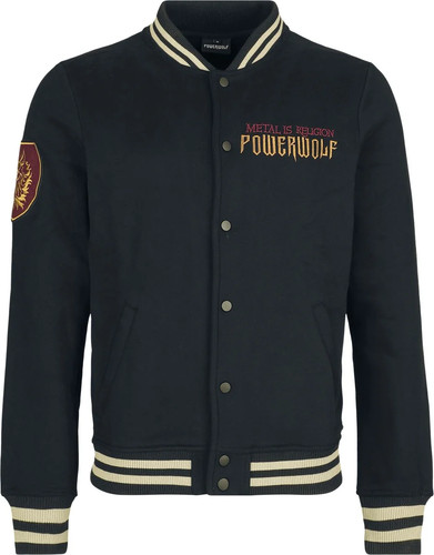 Powerwolf collegejacke herren - collegejacke,