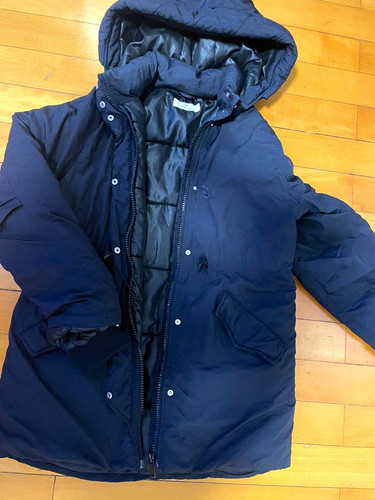 Steppmantel lang mit - h&m,