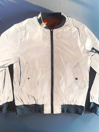 Reflektierende bomberjacke - reflektierende, gr