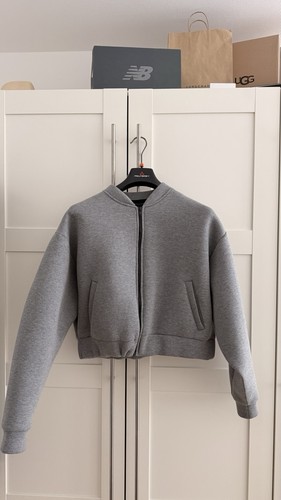 Graue oversize bomberjacke - graue,