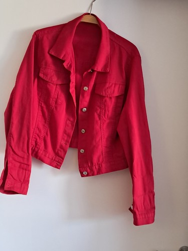 Jeansjacke rot xxl - jeansjacke,